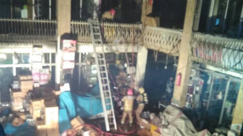 ََآتش‌سوزی در بازار بزرگ تهران